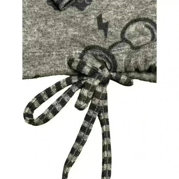 Wizarding World Harry Potter Women's Gray Graphic Long Sleeve Top L - Picture 4 of 6